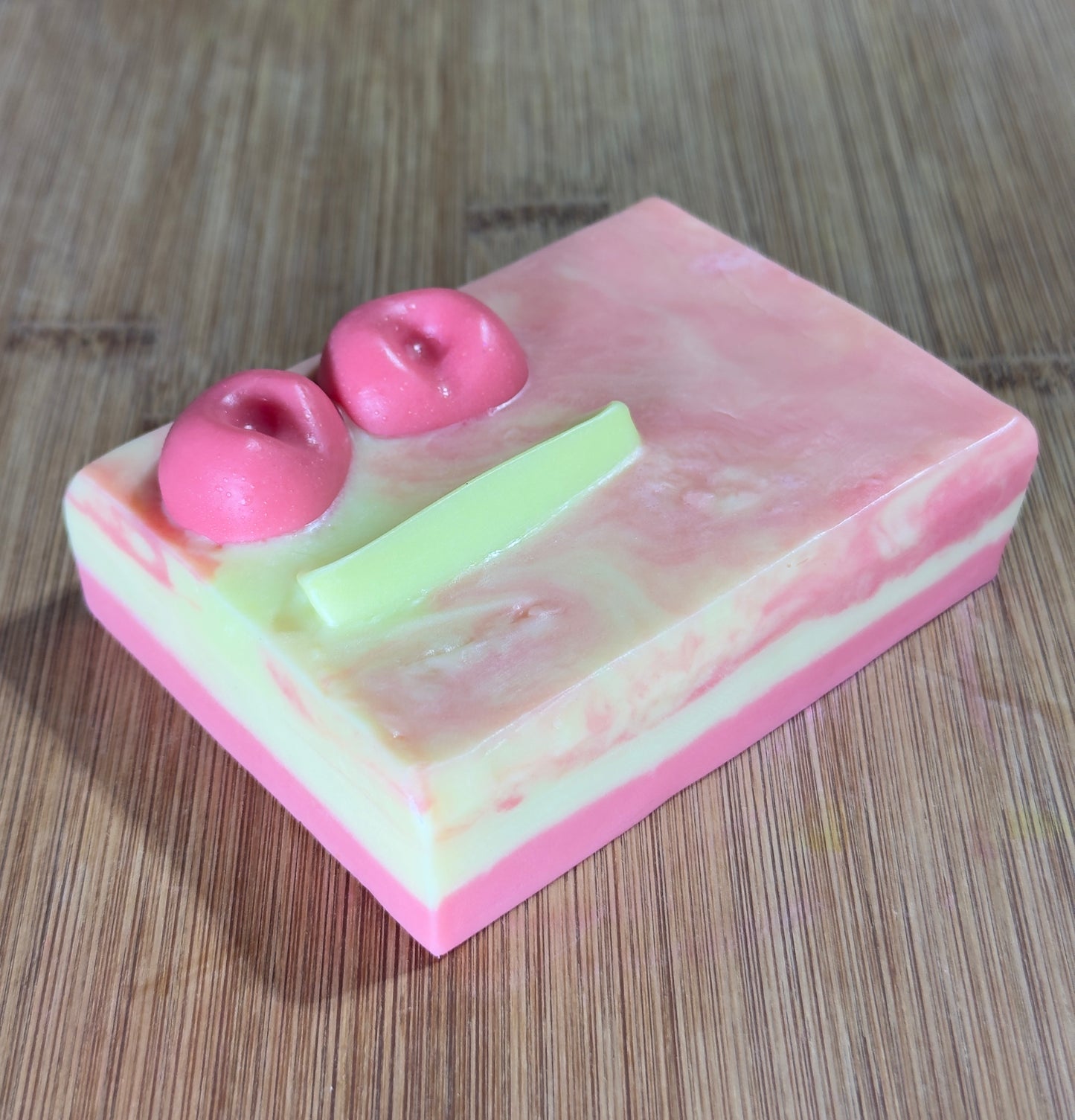 Cherry Lemonade Goat Milk Soap Bar