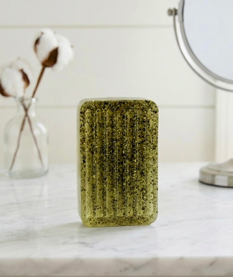 Citrine Clay - Green Zeolite & Kelp Facial Bar