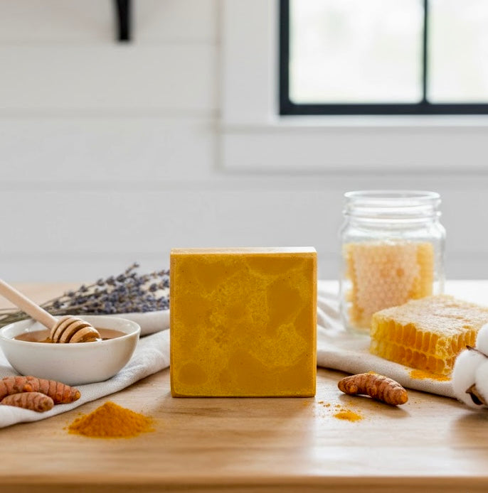 Golden Hour - Honey Turmeric Face and Body Bar