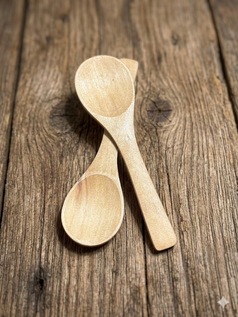 Small Wooden Scoops