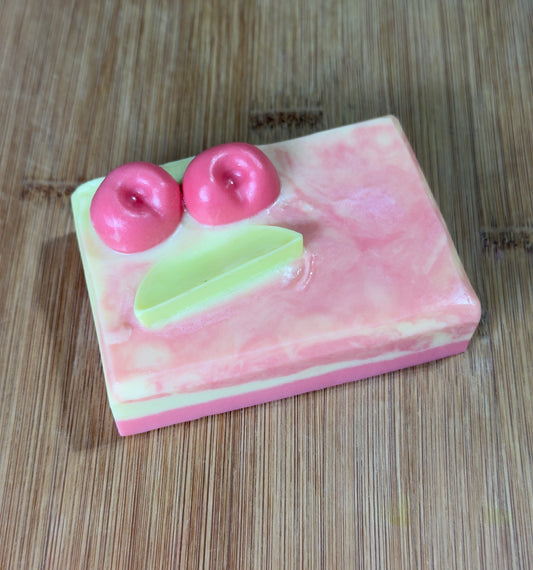 Cherry Lemonade Goat Milk Soap Bar