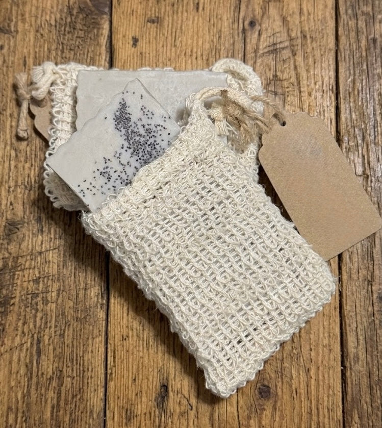 Natural Sisal Soap Bag