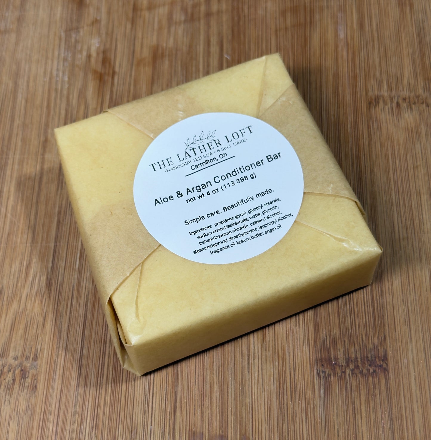 Conditioner Bars - Aloe & Argan