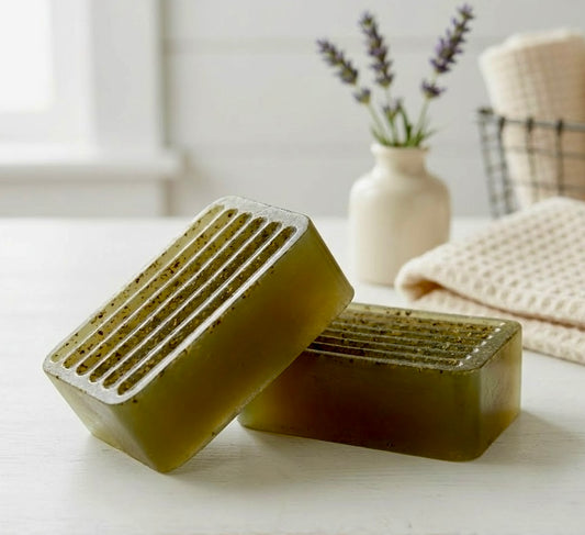 Citrine Clay - Green Zeolite & Kelp Facial Bar