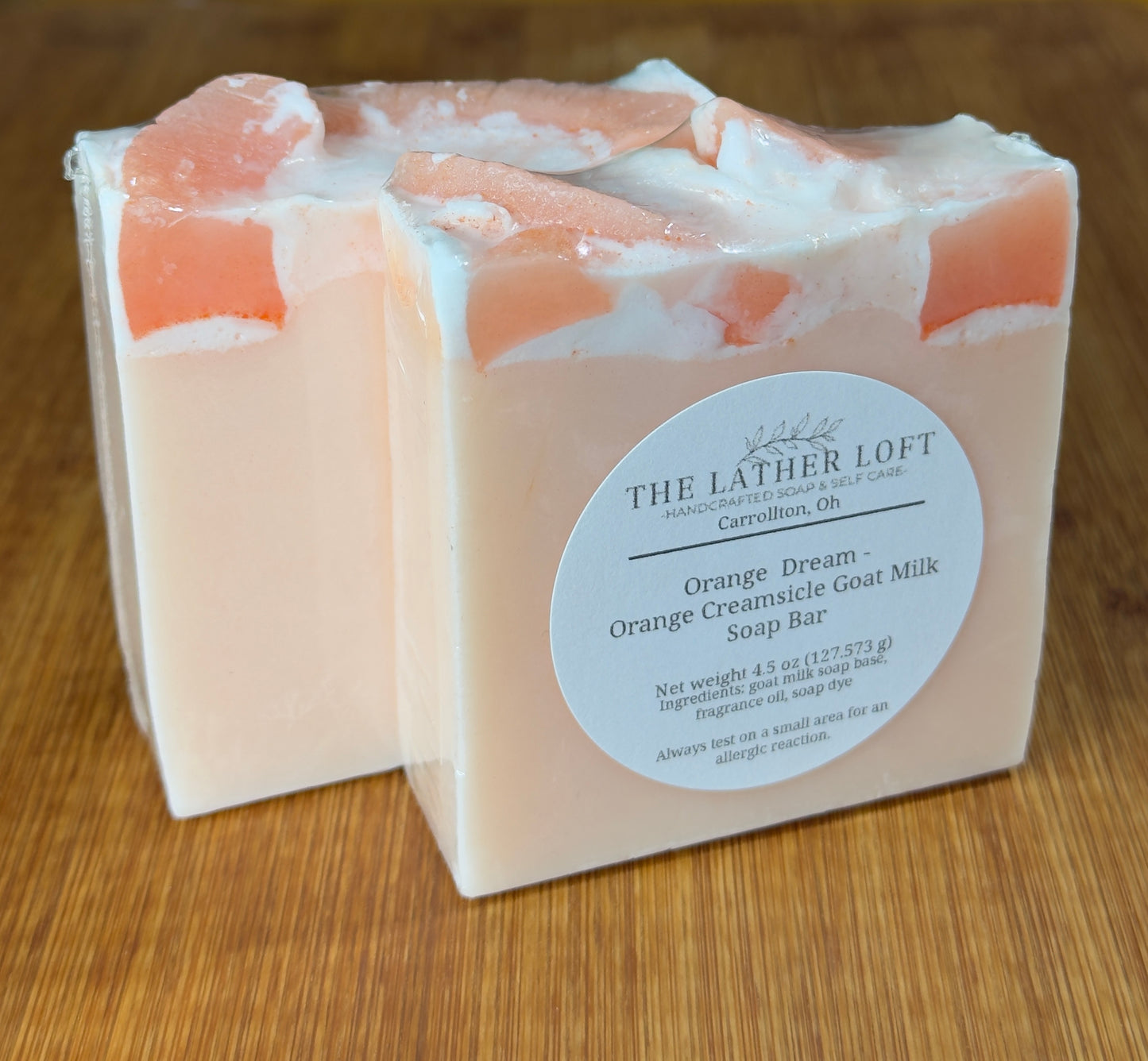 Orange Dream - Orange Creamsicle Goat Milk Soap Bar